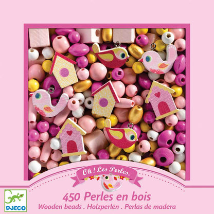 Djeco - Schmuck basteln: Holzperlen Vögel - DJ09809-B-RVB_1200