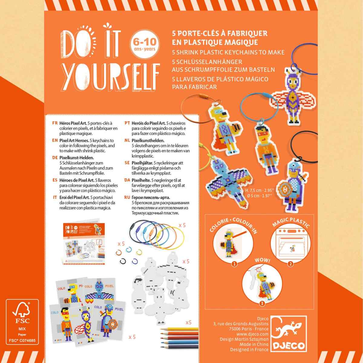 Djeco - Do it yourself: Schlüsselanhänger - DJ79005-B2-RVB_1200