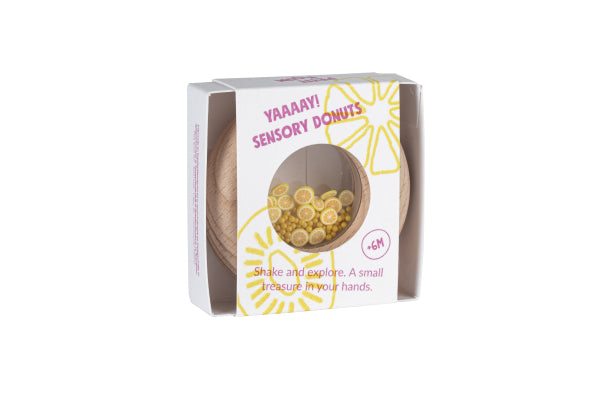 Petit Boum - Sensorikspielzeug Donut - Zitrone