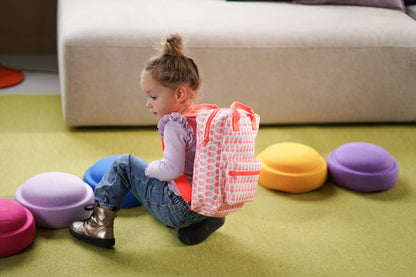 Kinderrucksack Engel Eiscreme M in Pastellfarben mit verspieltem Eis-Design