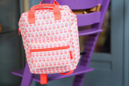 Kinderrucksack Engel Eiscreme M in Pastellfarben mit verspieltem Eis-Design
