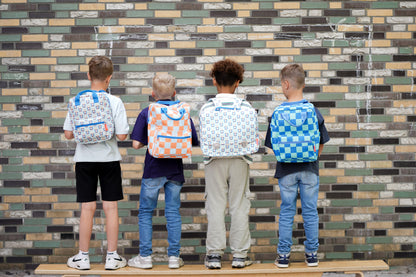 Kinderrucksack Popcorn M von Engel in Creme mit fröhlichem Popcorn-Muster