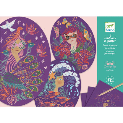 Djeco - Kratzbilder: Nymphen