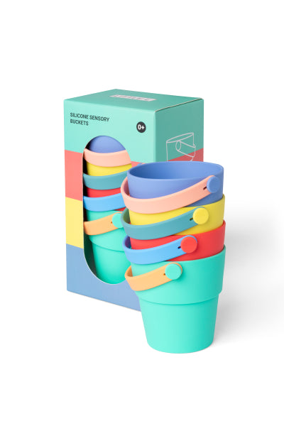 Little L - Badespielzeug Eimer aus Silikon - 4 Farben