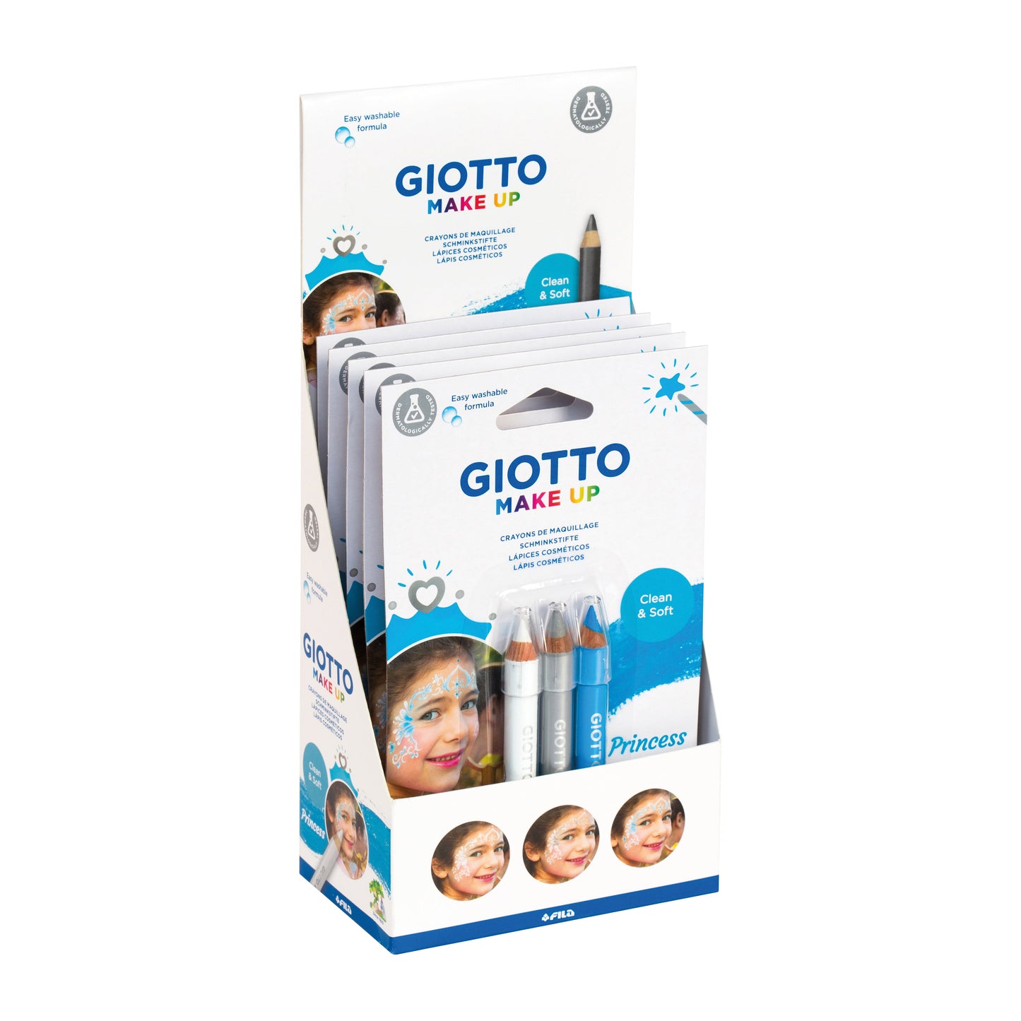 Lyra - GIOTTO MAKE UP Kinderschminkstifte, Blister mit 3 Stk., Prinzessin Bild 1