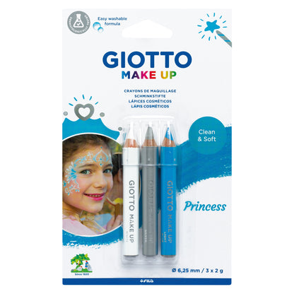 Lyra - GIOTTO MAKE UP Kinderschminkstifte, Blister mit 3 Stk., Prinzessin Bild 2