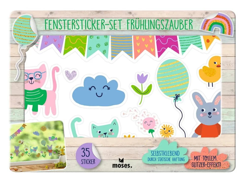 Moses - Fenstersticker-Set Frühlingszauber