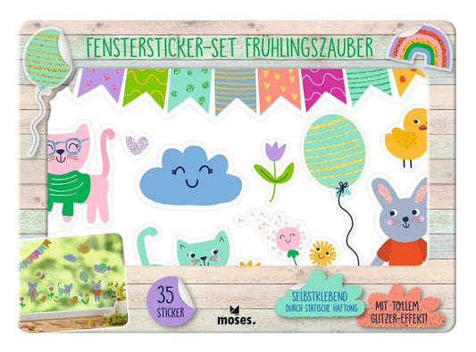 Moses - Fenstersticker-Set Frühlingszauber