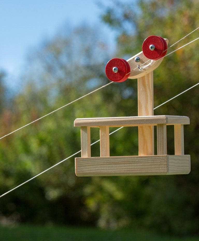 Kraul - Große Seilbahn Wagen mit Seilen (Grundkasten)