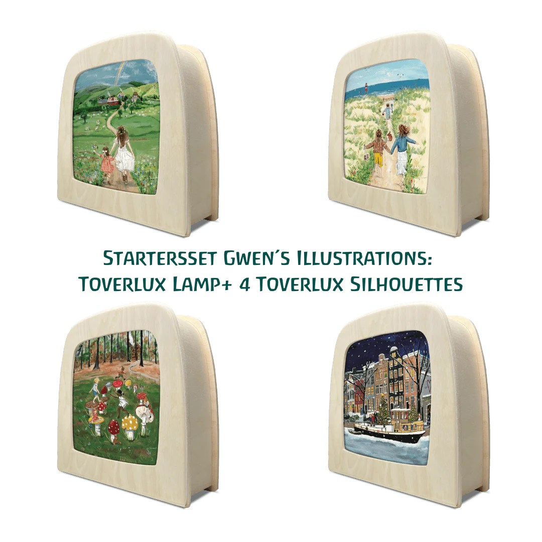 Toverlux - Starter Set Gwen´s Illustrations - Lampe + Silhouettes