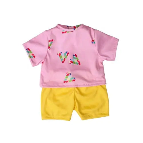Lillan & Friends - T-Shirt und Hose - Herzen (Gr.41-46cm)