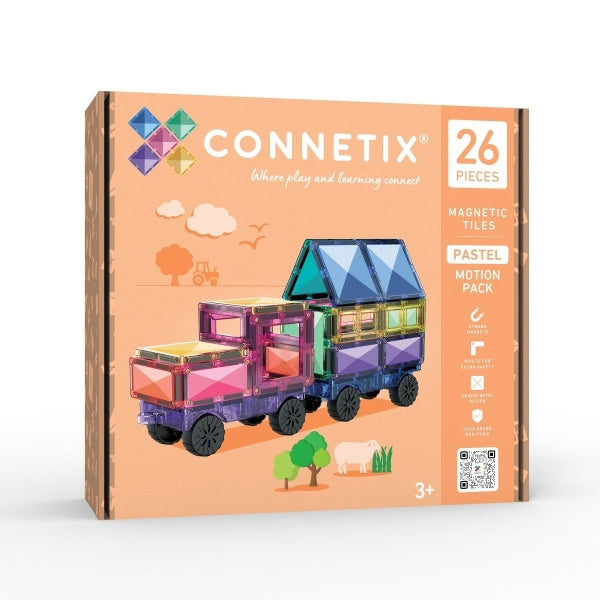 Connetix - Magnetbausteine Pastel Motion - Pack 26 Teile