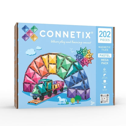 Connetix - Magnetbausteine Pastel Mega Pack - 202 Teile