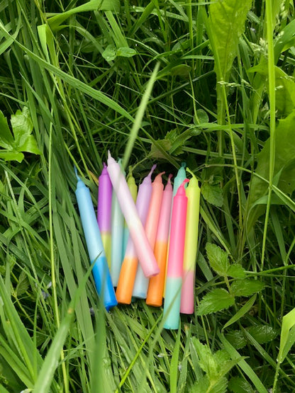 studio sturmblau - Set 10 bunte Kerzen