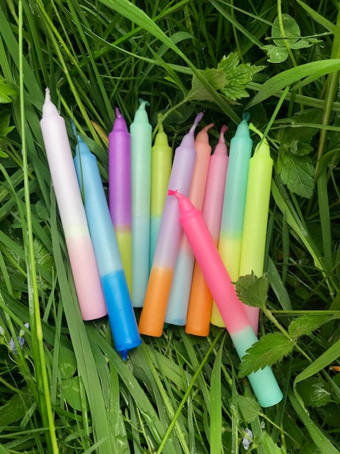 studio sturmblau - 1 bunte Kerze