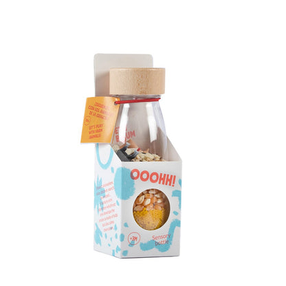 Petit Boum - Sensorikspielzeug Sound Bottle - Farm