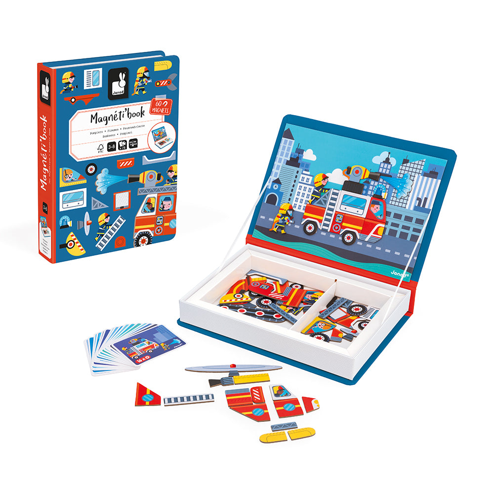 Janod - Magnetibook Feuerwehr - J02583_2