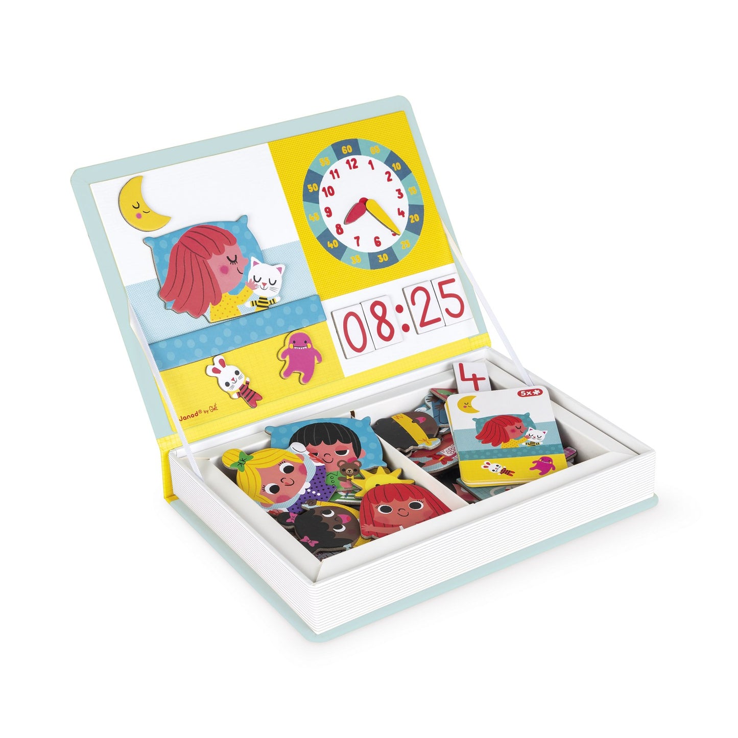 Janod - Magnetibook Lerne die Uhr - J02724_R02_3
