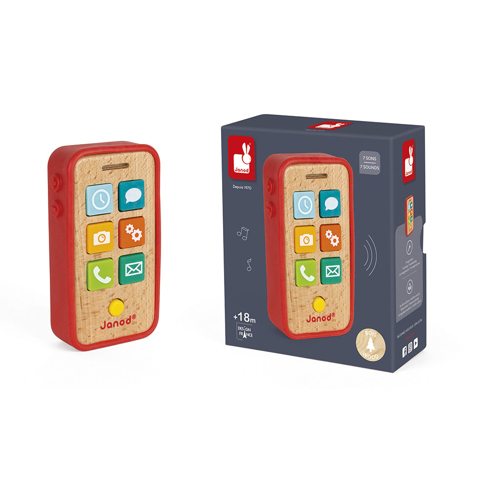 Janod - Spiel-Smartphone aus Holz - J05334_2