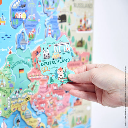 Janod - Magnetisches Landkarten-Puzzle Europa - J05473_71