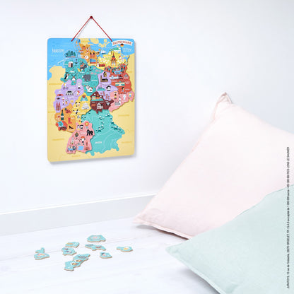 Janod - Magnetisches Landkarten-Puzzle Deutschland - J05477_70