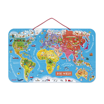 Janod - Magnetisches Landkarten-Puzzle Weltkarte - J05490_6