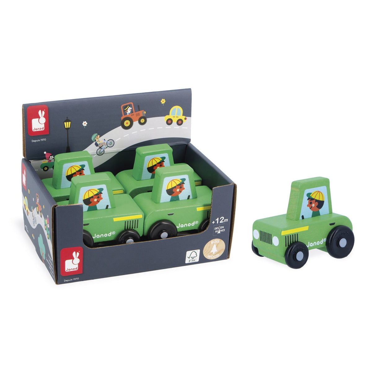 Janod - Cross Roads Traktor grün - J05931_R01_2