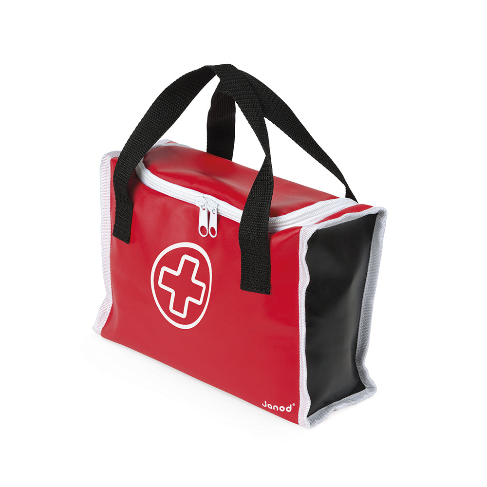 Janod - Doktortasche mit 10 Holz-Zubehörteilen - J06513_4