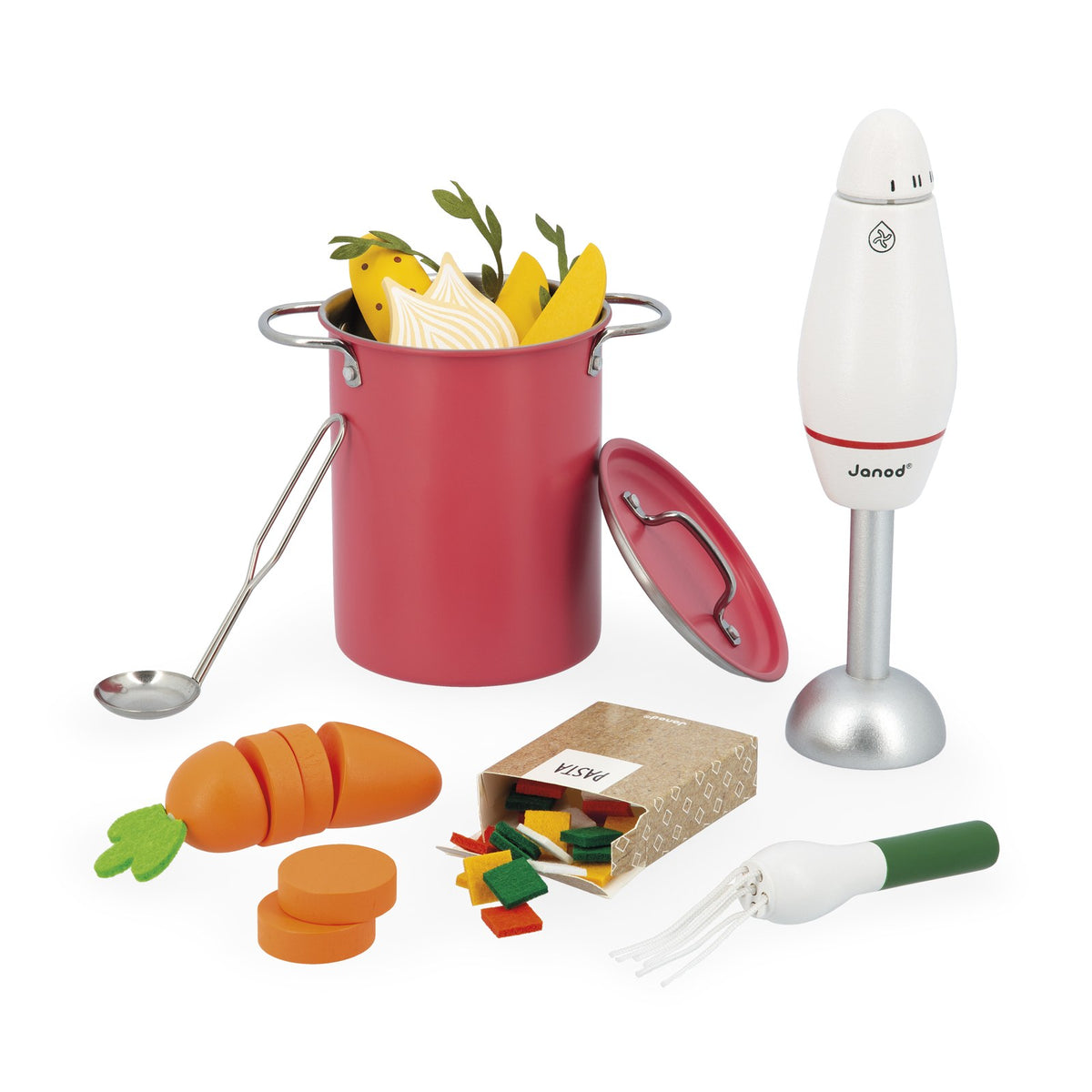 Janod - Suppen-Set Spiellebensmittel - J06634