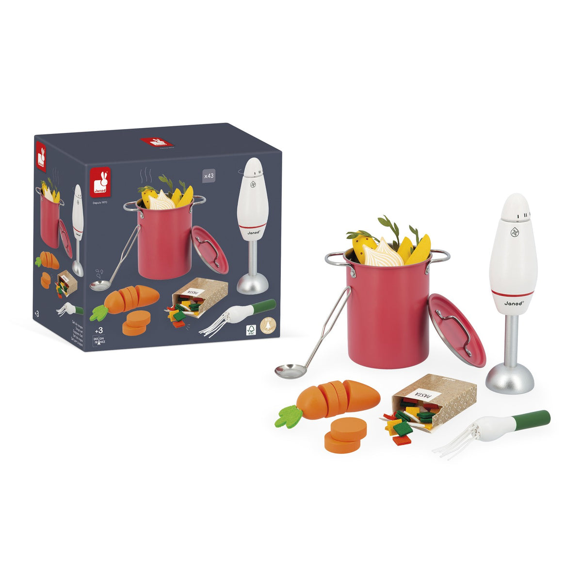 Janod - Suppen-Set Spiellebensmittel - J06634_2