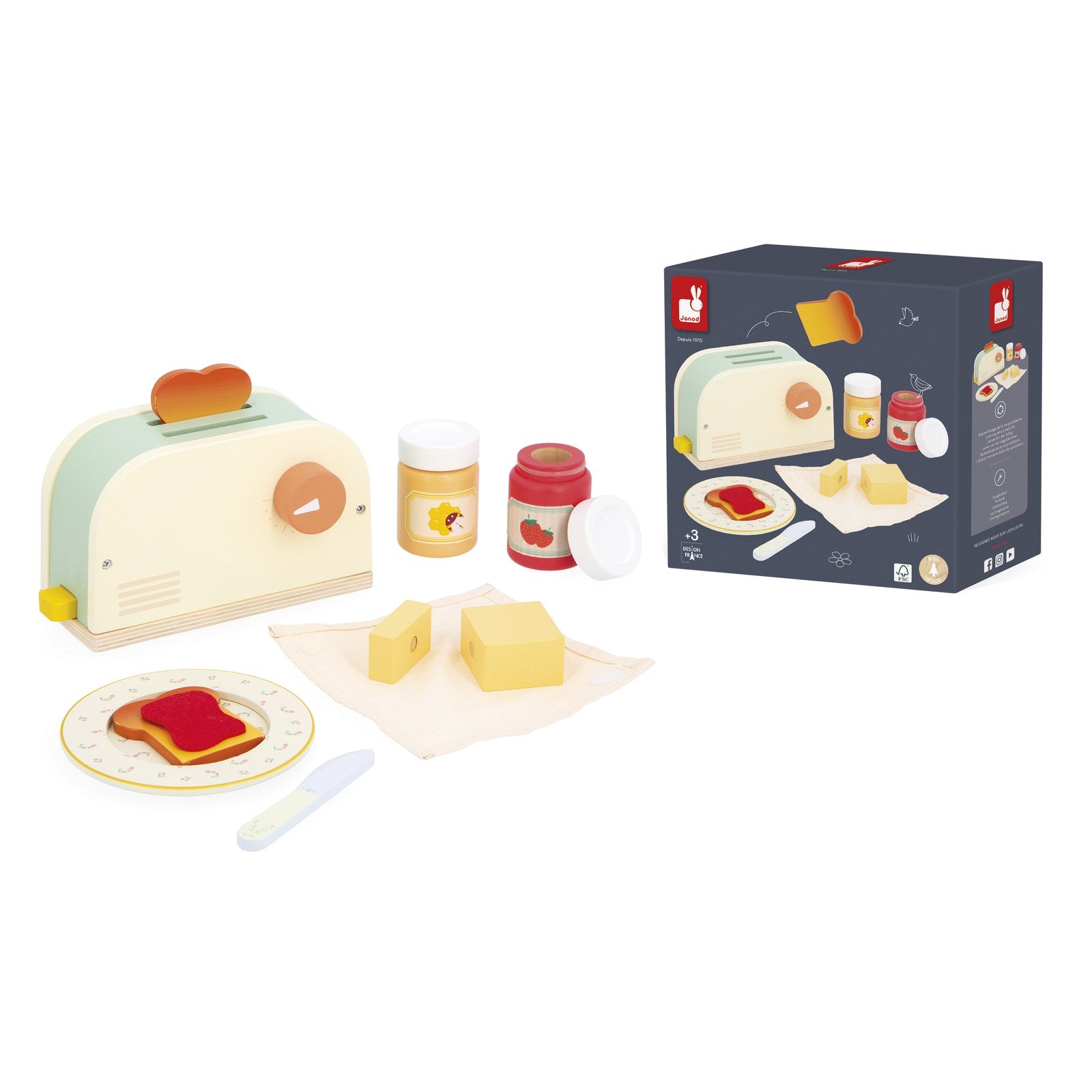 Janod - Liebe Omama Toaster - J06636_R01_2