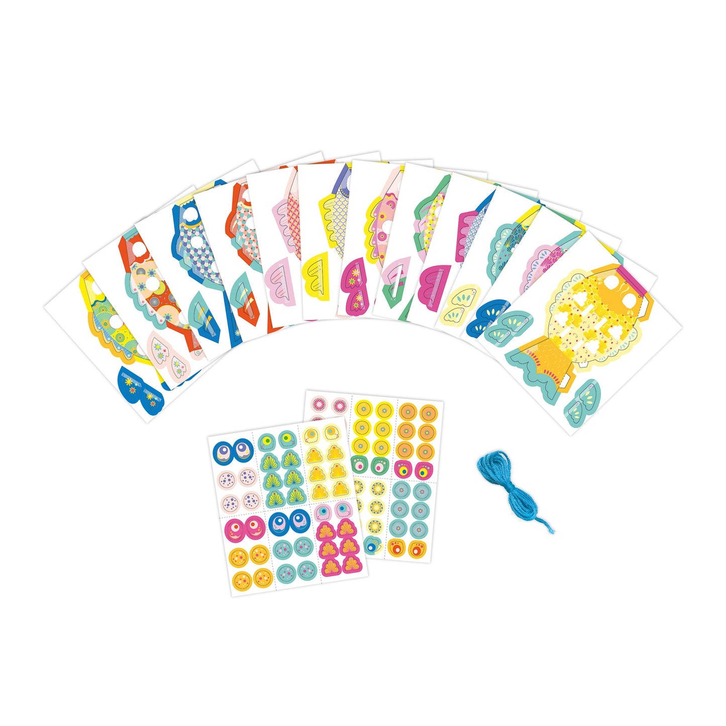 Janod - Bastelset 12 Papierfische - J07730_3