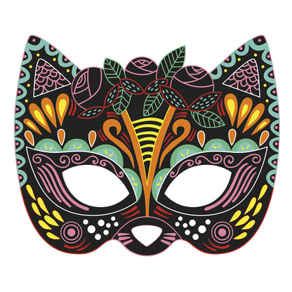 Janod - Bastelset Kratzbilder Partymasken - J07890_3