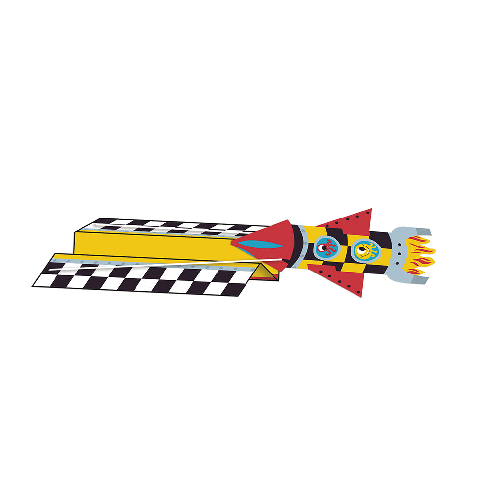 Janod - Bastelset 10 Papier-Raketen - J07988_5
