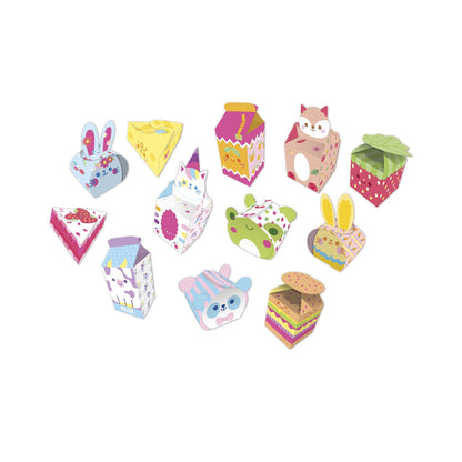 Janod - Bastelset 12 Papierboxen Kawaii - J09164_R01