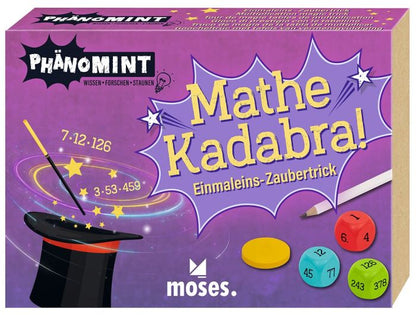 Experimentierset Moses PhänoMINT Mathe Kadabra mit Zaubertricks und Rätseln zur Mathematik