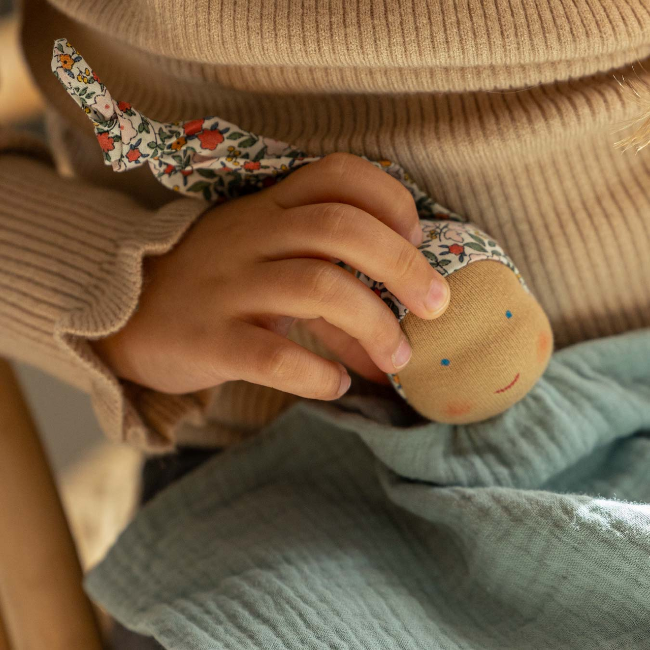 Käthe Kruse - Waldorfwichtel groß türkis