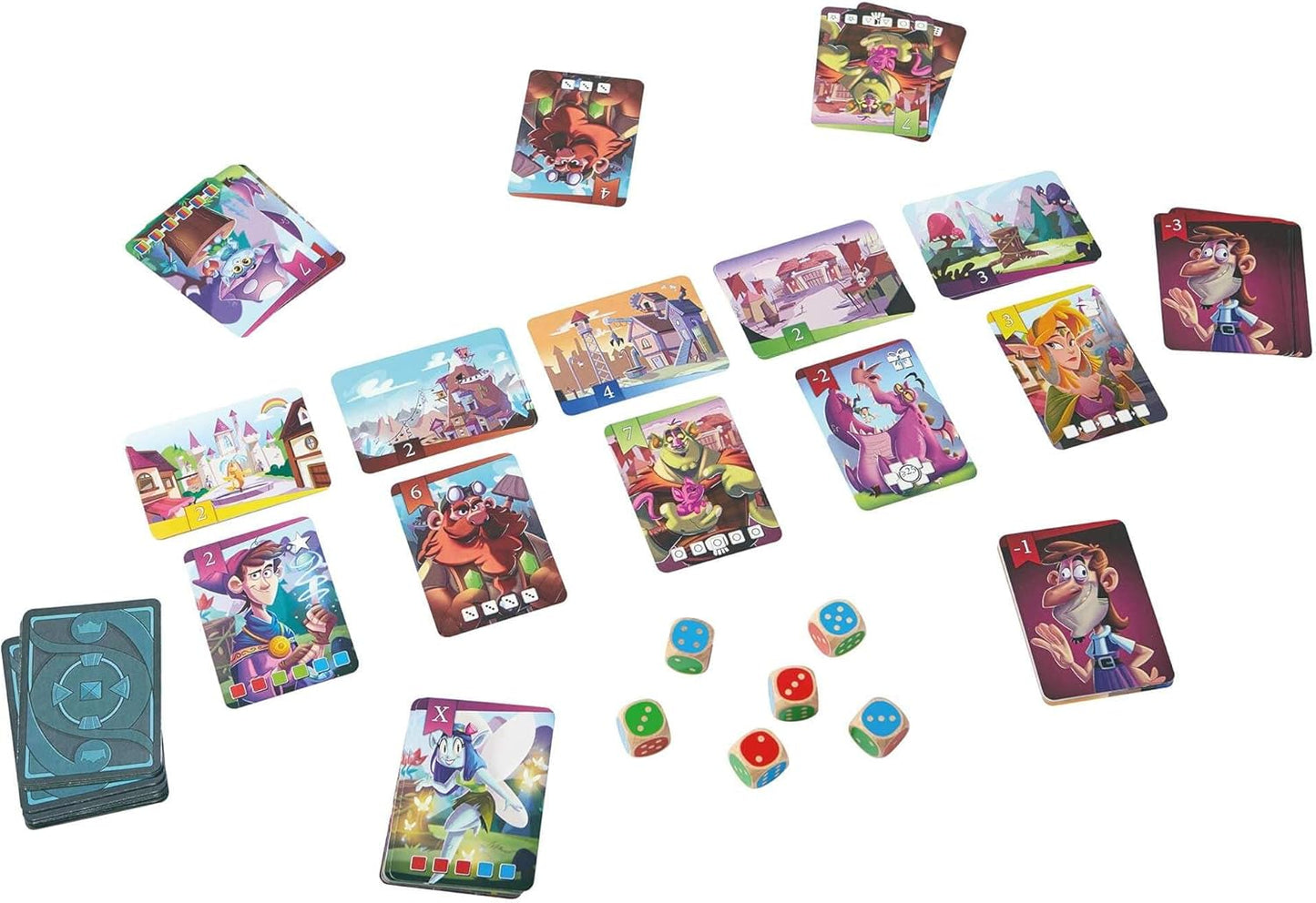 Würfelspiel King of the Dice von Haba mit Spielbrett und bunten Würfeln aus Holz