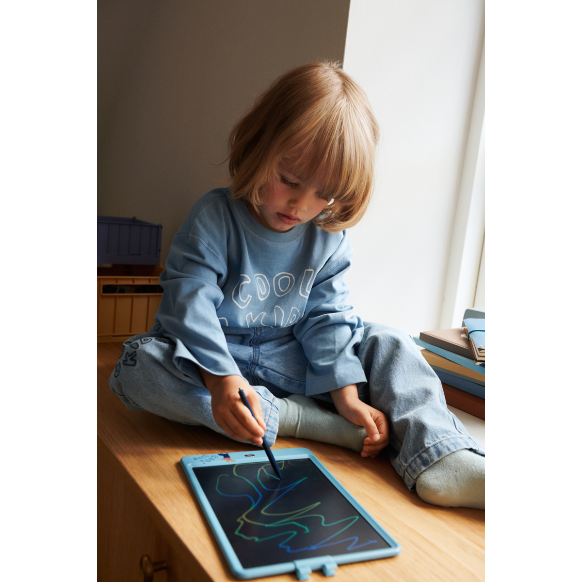 Liewood - Zora Magic Drawing Board 10 Inches - peptermint Bild 9