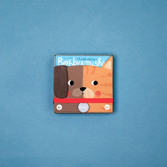 Londji Bobby & Misha Tiny Games Kartenspiel-Set mit bunten Illustrationen