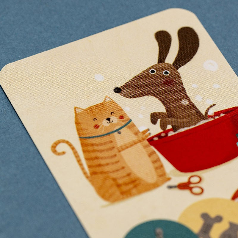 Londji Bobby & Misha Tiny Games Kartenspiel-Set mit bunten Illustrationen