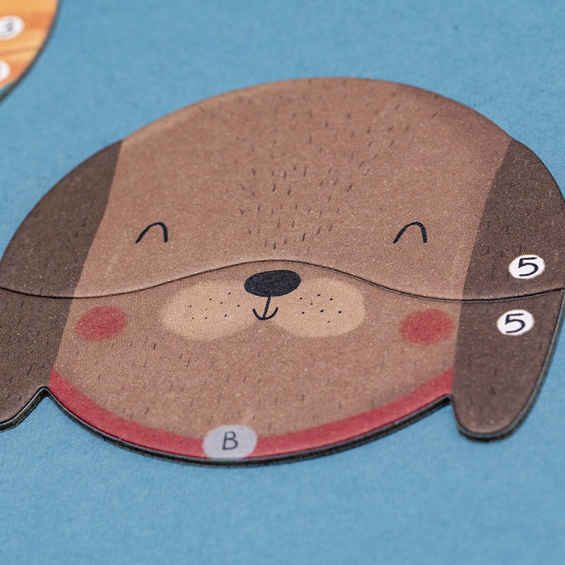 Londji Bobby & Misha Tiny Games Kartenspiel-Set mit bunten Illustrationen