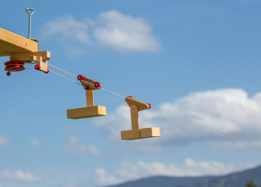 Kraul - Mini Seilbahn 2 Wagen mit Station