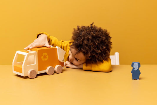 Trixie - Trixie Baby - Müllwagen aus Holz