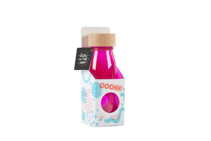 Petit Boum - Sensorikspielzeug Float Bottle - Fluo Pink Bild 3