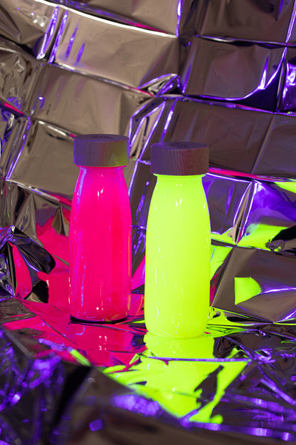 Petit Boum - Sensorikspielzeug Float Bottle - Fluo Pink Bild 4