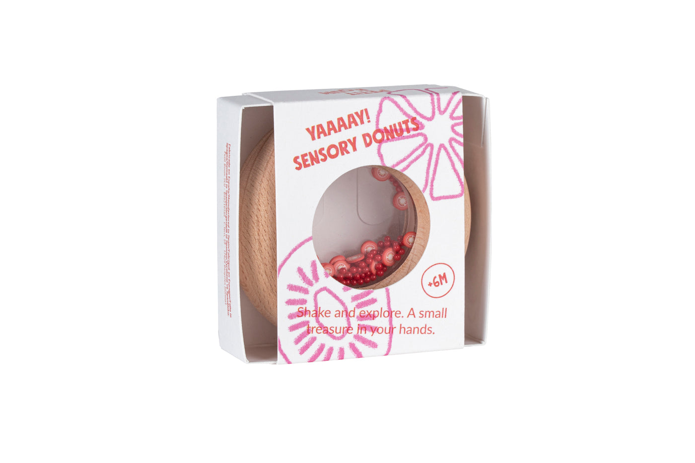 Petit Boum - Sensorikspielzeug Donut - Tomate Bild 2