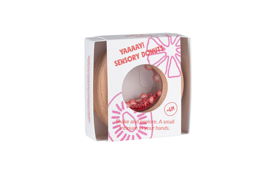 Petit Boum - Sensorikspielzeug Donut - Tomate Bild 2