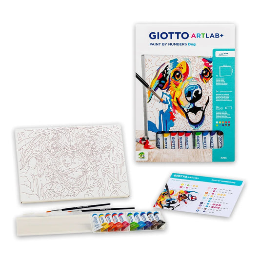 Lyra - GIOTTO Art Lab, Malen nach Zahlen, Hund