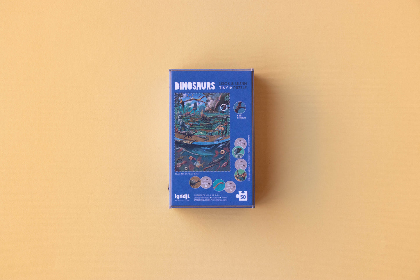 Londji - Dinosaurs Tiny Puzzle - 50 Teile